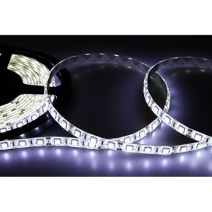 LED лента 12В, 10мм, IP65, SMD 5050, 60 LED/m, 12V, БЕЛАЯ (6000 K) (катушка 5 метров)