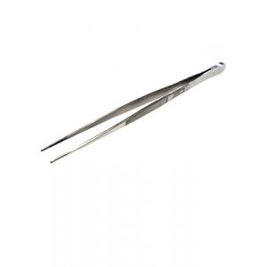 12-0347, Пинцет прямой рифленый 200