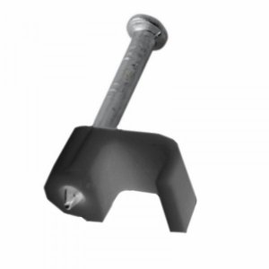 Крепеж кабеля плоский  4 х 2 мм, черный (упак. 50 шт)  REXANT