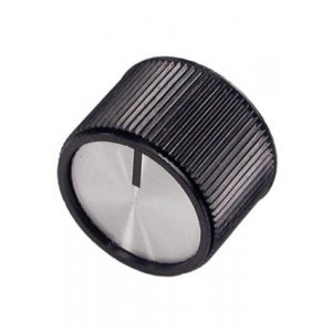 41001-2B, Ручка металлическая (пластиковая вставка), d24 мм