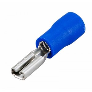 КЛЕММА ПЛОСКАЯ изолированная гнездо - 3.8мм 1.5-2.5мм² (РПи-м 2.5-(2.8) / РПИм 2-250 / FDD2-110(8))  REXANT