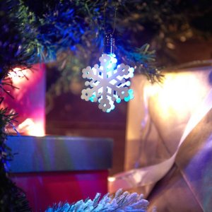 Фигурка подвесная "Снежинка" 6*6 см