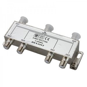 ДЕЛИТЕЛЬ  (2519) ТВ х 6 под F разъём 1000 REXANT