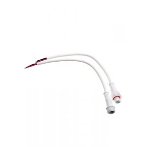 11-9320, соединительный кабель (2pin) герметичный (IP67) 2х0.35мм2 белый