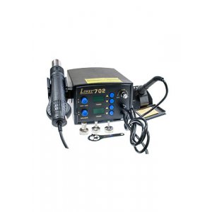 LUKEY-702, станция паяльная термовоздушная + паяльник