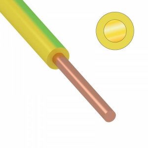 Провод ПуВ (ПВ-1) 16 мм², 100м., ж/з, ГОСТ (ККЗ)