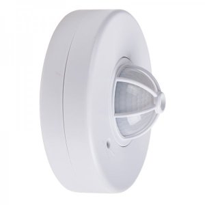 Датчик движения потолочный ДДП 02, 120°/360°,1200Вт,10-2000Лк, 2-6 м,10-420 сек REXANT