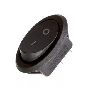 RS606G-1010012CBB, аналог KCD1-9-101 (MRS-101-10)) переключатель клавишный ON-OFF 250В 15А черный (а