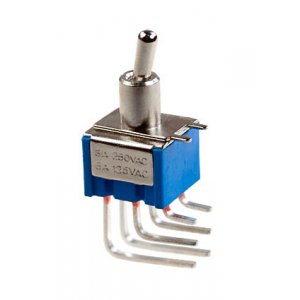 MTS-202-C4, тумблер ON-ON 250В 3A (аналог K873T)