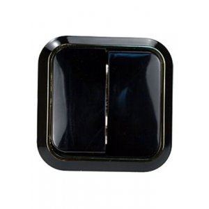 11403 ВЫКЛЮЧАТЕЛЬ  СКРЫТ.УСТ.2 КЛ. (ЧЕРН/ЗОЛ.)