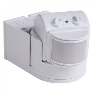 Датчик движения настенный ДДС 04, 180°,1200Вт,10-2000Лк, 12 м,10-420 сек,IP44 REXANT