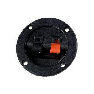 CH1-0408A, клеммник нажимной 2 контакта круг. 65мм