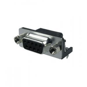 DRB-9FA, гнездо D-SUB 9 pin на плату угловое 7.2мм