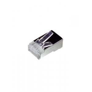 TP8P8C (RJ45) ВИЛКА CAT6E, 8P8C вилка эранированная телефонная RG45 на кабель Cat.6E