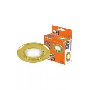 SQ0359-0021, Светильник встраиваемый СВ 01-01 MR16 50Вт G5.3 золото