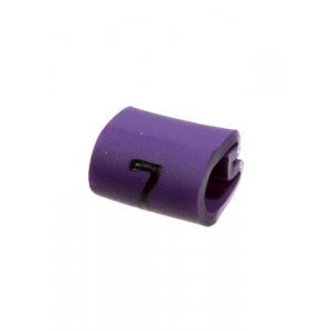 EC0211-000, 05811707, маркер "7" на кабель 2-3.2мм фиолетовый