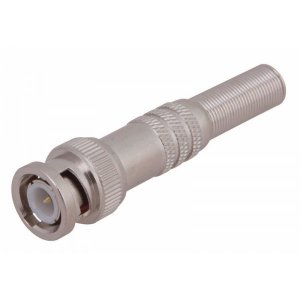 РАЗЪЁМ  штекер  BNC  под пайку  с пружиной  металл  REXANT   подходит для любого кабеля