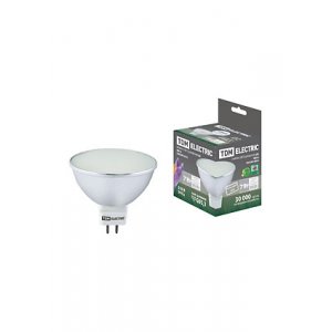 SQ0340-0063, Лампа светодиодная MR16-7 Вт-220 В -4000 К GU 5,3 SMD (с матовым стеклом)