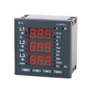 N14 22007, 3 фазный анализатор параметров сети