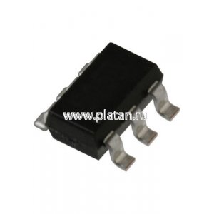 SN74LVC2G14DBVR, Сдвоенный инвертор с триггером Шмитта [SOT-23-6]