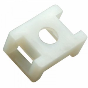 Площадка для крепления стяжки 22 х 16 мм, белая (упак. 100 шт) (ПС-2)  REXANT  аналог 07-2104!!!