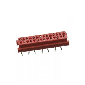 1-215079-4, Micro-Match-14 розетка на плату прямая 1.27мм