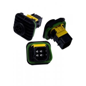 1-1703808-1, Conn Housing PL 4 POS 6mm Crimp ST Panel Mount Automotive Carton