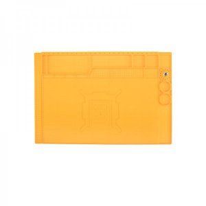 Коврик антистатический термостойкий 400х300х13 мм с отсеками под аксессуары (Sunshine SS-004E)