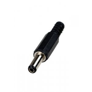 3-225, Разъем питания штекер 5.5x2.5x14мм пластик на кабель
