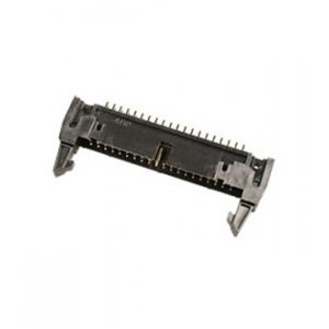 IDCC-40MS(SCM-40), вилка на плату шаг 2.54мм с защелками