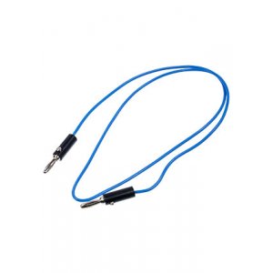 Провод ПВ-3 1,0 синий, банан+банан 0.7м