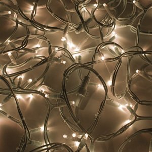 ДЮРАПЛЕЙ  20м (4 модуля x 5м), белый КАУЧУК, 200 (50x4) LED ТЕПЛЫЙ БЕЛЫЙ, соединяется  (партия 2020 - нужен шнур питания 315-000)