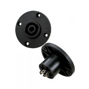 1-591, разъем speacon гнездо пластик на корпус круглый d=50мм