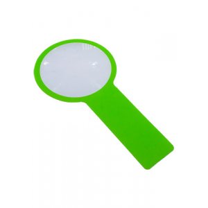 817-3X, лупа линза френеля гибкая 3х (в виде лупы) для чтения d=60 мм 14см