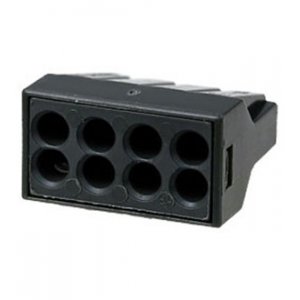 773-308, клемма 8 контактов 0,75-2,5кв.мм с пастой