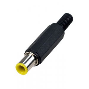 3-270, Разъем питания штекер 7x1.2x9.5мм пластик на кабель