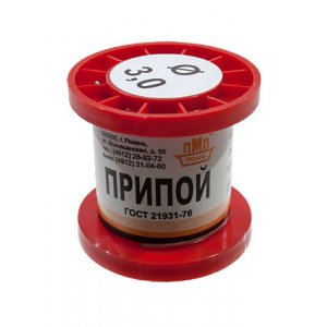 Припой ПОС61 ПРВ 3.0мм катушка  50г