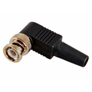 РАЗЪЁМ  штекер  BNC  под винт  с колпачком  Угловой  (02-002)  REXANT