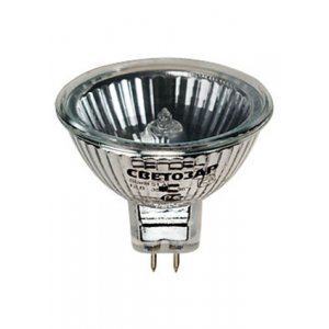 SV-44735, Лампа галогенная с защитным стеклом GU5.3 51мм 50Вт 12В