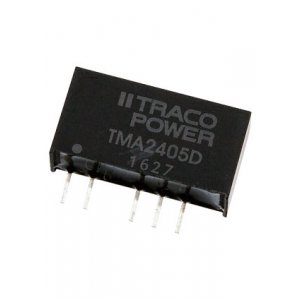 TMA 2405D, DC/DC преобразователь, 1Вт, вход 21.6-26.4В, выход 5,-5В/100мА