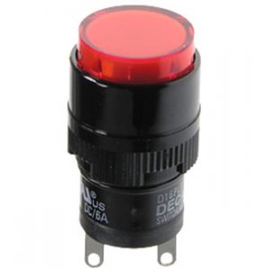 D16PLR1-000KR, индикатор светодиодный красный 24В