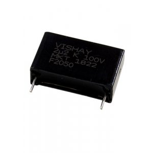 MKT1822522015, Cap Film 2.2uF 100V PET 10% (26.5 X 8.5 X 16.5mm) Radial Plastic Rectangular Can 22.5