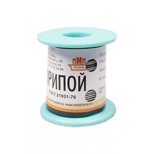 Припой ПОС61 ТР 0.8мм катушка 100г