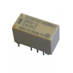 G6S-2 24DC, реле 24В 2А DPDT