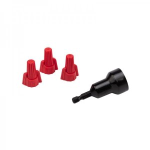 Соединительный изолирующий зажим с лепестками СИЗ-13 ø 13 мм (0,75-10 мм²), красный REXANT