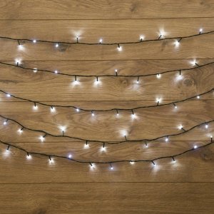 ТВИНКЛ 20 м, темно-зеленый ПВХ, 160 LED Белый, не соединяется