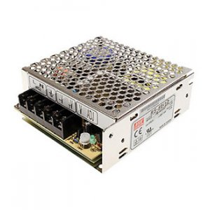 RS-50-24, AC-DC, 50Вт, вход 88 264В AC, 47 63Гц / 125 373 В DC, выход 24В/2.2A, рег. вых 22 27.2 В ,