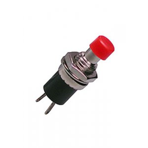 PB-05-7R1-G, кнопка без фиксации 250В 1А красная OFF-(ON) (аналог SPA-106B1 PSW5)