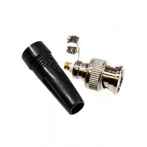 05-3071-4, Разъем штекер BNC под винт с колпачком 50 /75Ом обжим