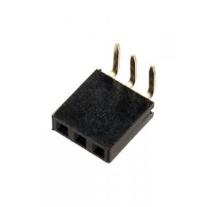 PBS-3R, гнездо на плату шаг 2.54мм 1x3 угловое